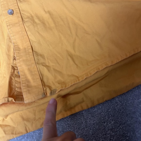 Wrangler PBR Professional Bull Riders Shirt Mens XL Yellow Western Snap - Picture 4 of 9